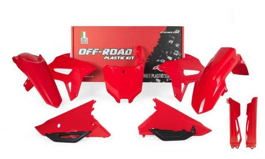 RTECH Plastic Kit HONDA CRF-R / CRF-RWE 250 / 450 2021 - 2024 RED