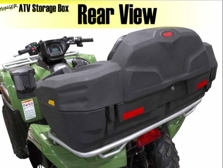 ATV Cargo Box with Seat L7500 Farm Quad 70L Storage Luxury UNIVERSAL