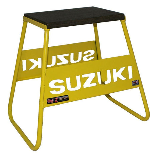 MOTOCROSS STAND YELLOW SUZUKI LOGO MX STAND SHOW ROOM STAND 440 mm