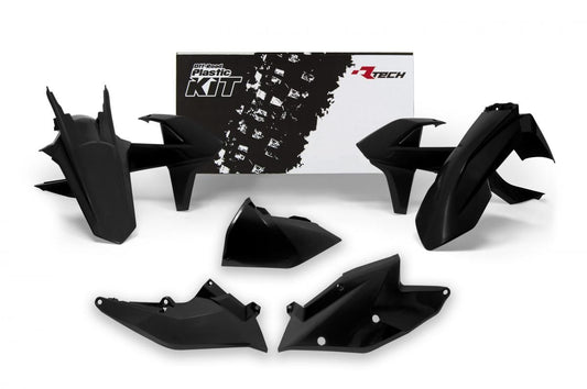 PLASTIC KIT RTECH KTM EXC 250/300 EXC-F 250/350/450/500 XC-W 125/150 2017-2019 BLACK