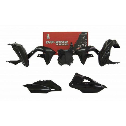 Plastic Kit KX Black Kawasaki KX 250 450 2019 2020 2021 2022 2023 2024