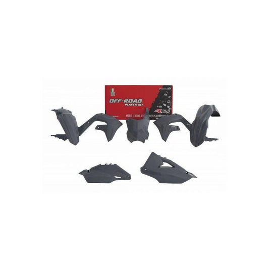 Plastic Kit KX Quantum Grey Kawasaki KX 250 450 2019 2020 2021 2022 2023 2024