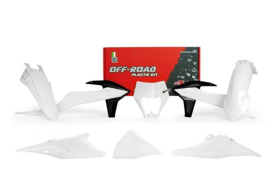 RTECH Plastic Kit KTM EXC EXC-F XC-W 125 - 500 2017 - 2023 OEM ERZBERG